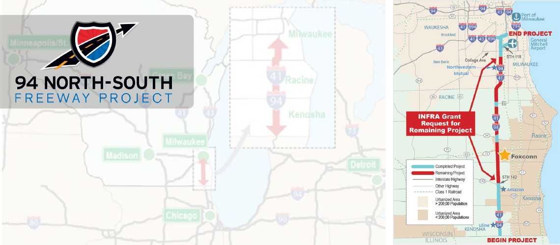 WisDOT I-94 North-South Freeway Project INFRA Grant Application - SRF ...